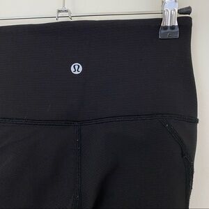 Lululemon Ribbed Wunder Under HR 28" Black 2